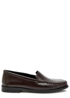 Aeyde Arthur Leather Loafers Brown