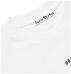 ACNE STUDIOS - Beni Bischof Extorr Printed Cotton-Jersey T-Shirt - White