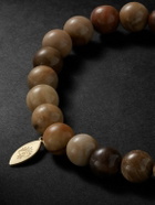 Jacquie Aiche - Wood and 14-Karat Gold Beaded Bracelet