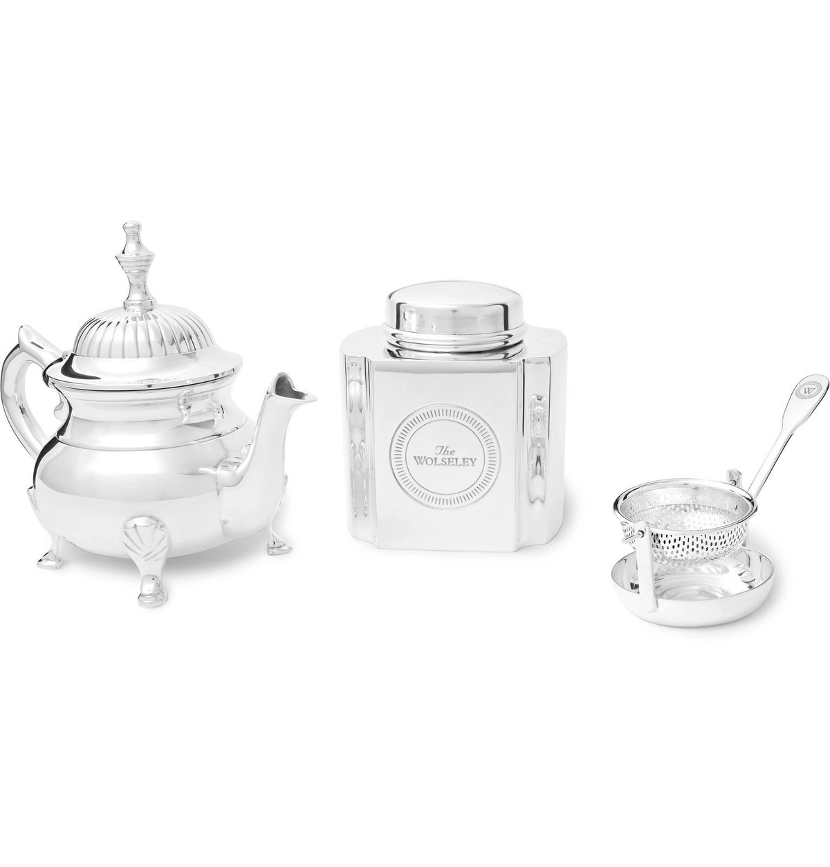 The Wolseley Collection - Silver-Plated Tea Set - Silver