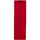 Balenciaga Red and Black Logo Scarf