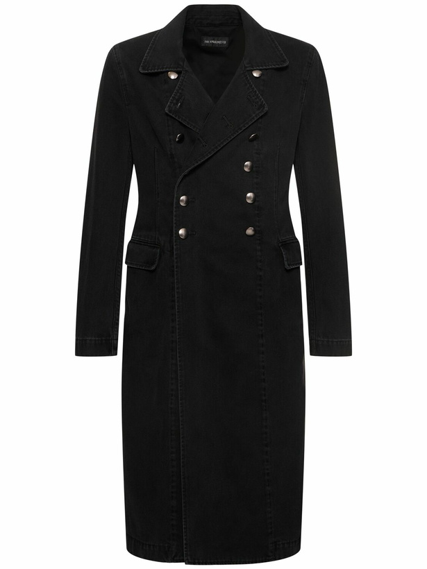 Photo: ANN DEMEULEMEESTER Willem Double Breast Trench Coat