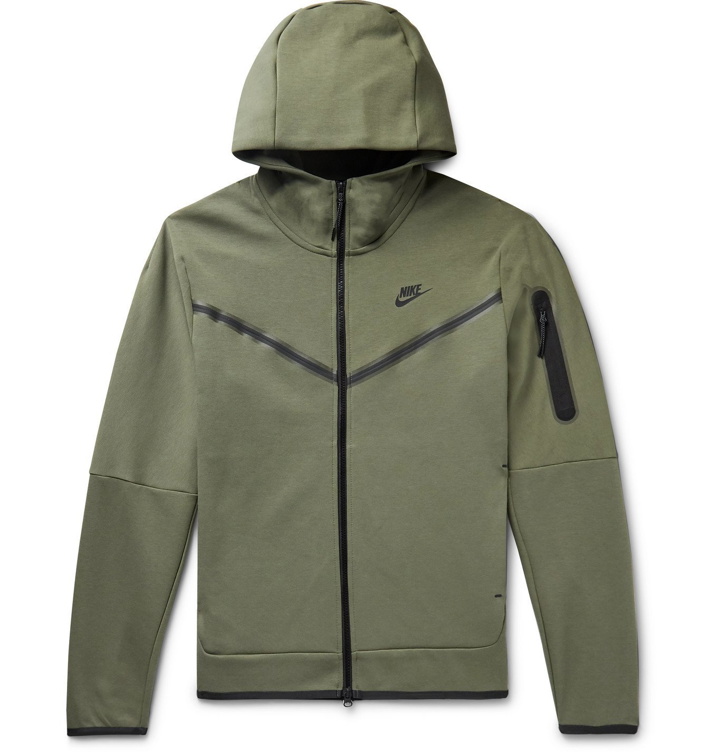 Photo: Nike - Sportswear Tech Fleece Zip-Up Hoodie - Green