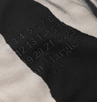 Maison Margiela - Printed Loopback Cotton-Jersey Hoodie - Black