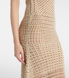 Alanui The Sound Of The Sea crochet maxi dress