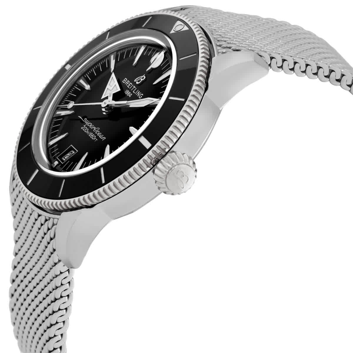 Breitling Superocean Heritage Automatic Black Dial Mens Watch AB3110241B1A1