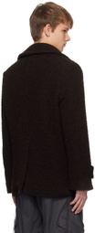 NVRFRGT Brown Double-Breasted Jacket