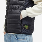 Stone Island Men's Lightweight Down Vest in Navy Blue