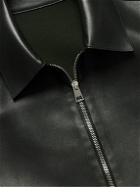 Mr P. - Leather Blouson Jacket - Green