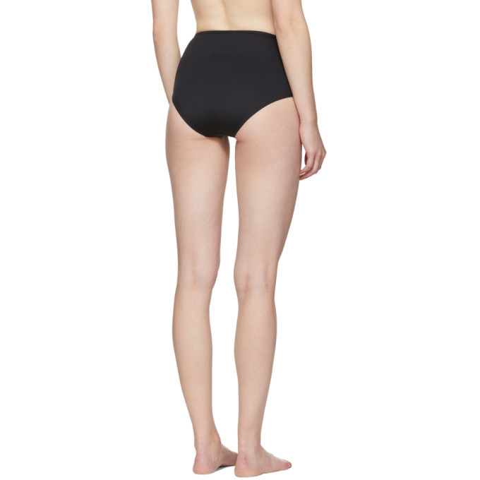 Her Line Black Classic High-Waist Bikini Briefs