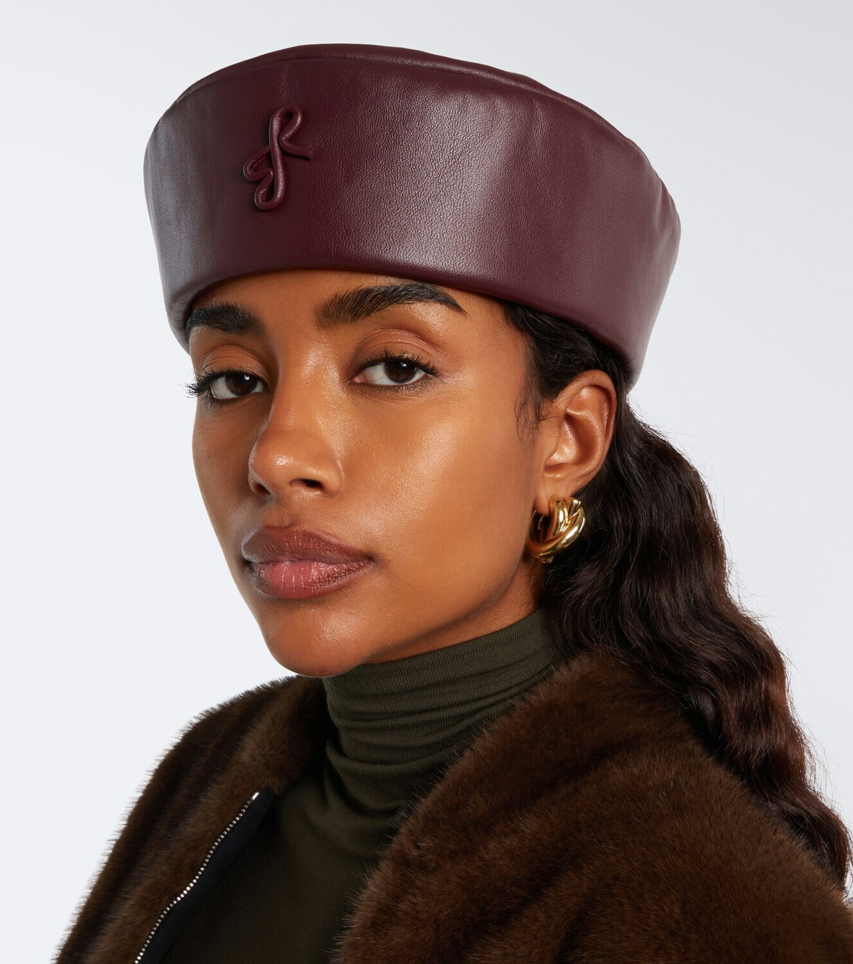 Ruslan Baginskiy Logo leather hat
