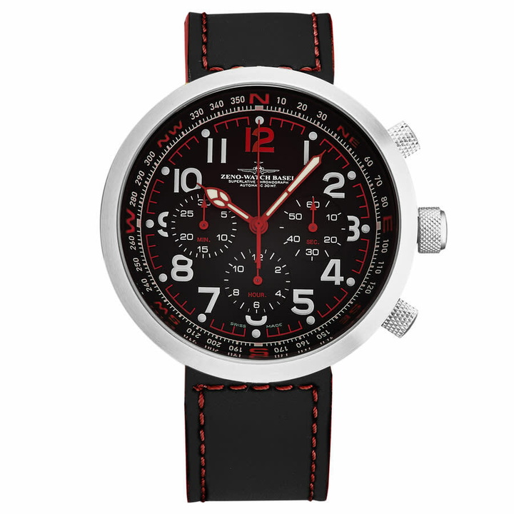 Photo: Zeno Ronda Auto Chronograph Automatic Black Dial Mens Watch B560-A17