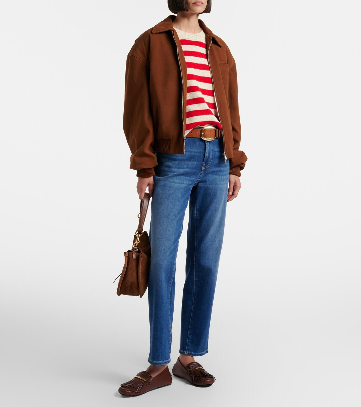 AG Jeans Girlfriend straight jeans