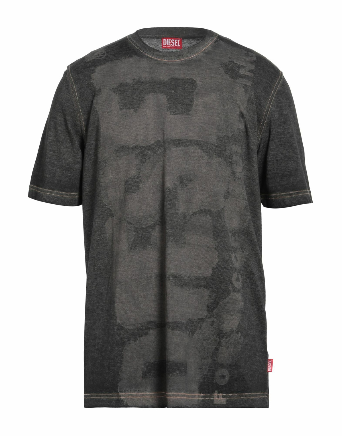 Diesel Mens T-shirt in Khaki