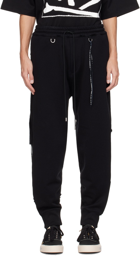 Photo: mastermind JAPAN Black Puzzle Sweatpants