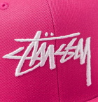 Stüssy - Logo-Embroidered Twill Baseball Cap - Pink