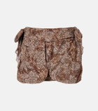 Isabel Marant Coralie printed cotton miniskirt