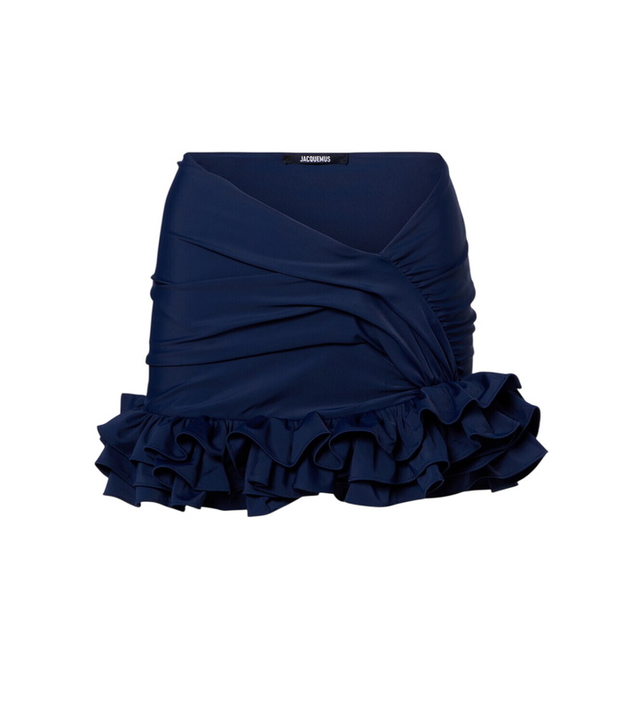 Photo: Jacquemus Playa ruffled jersey miniskirt