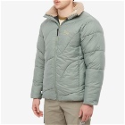 Dime x Kanuk Wave Puffer Jacket in Dusty Patina