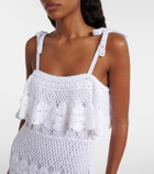 Anna Kosturova Marianne crochet cotton maxi dress
