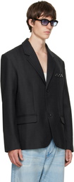 BLUEMARBLE Black Two-Button Tailored Blazer