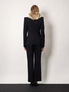 Alexander Mcqueen Blazer Black Womens Blazers E Vest