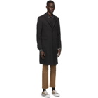 Burberry Black Wool and Cashmere Hawkhurst Coat