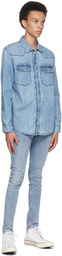 Nudie Jeans Blue George Shirt