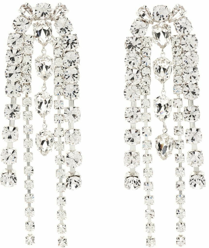 Photo: Magda Butrym Silver Assorted Crystal Earrings