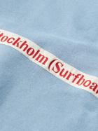 Stockholm Surfboard Club - Mer Logo-Appliquéd Cotton-Jersey Sweatshirt - Blue