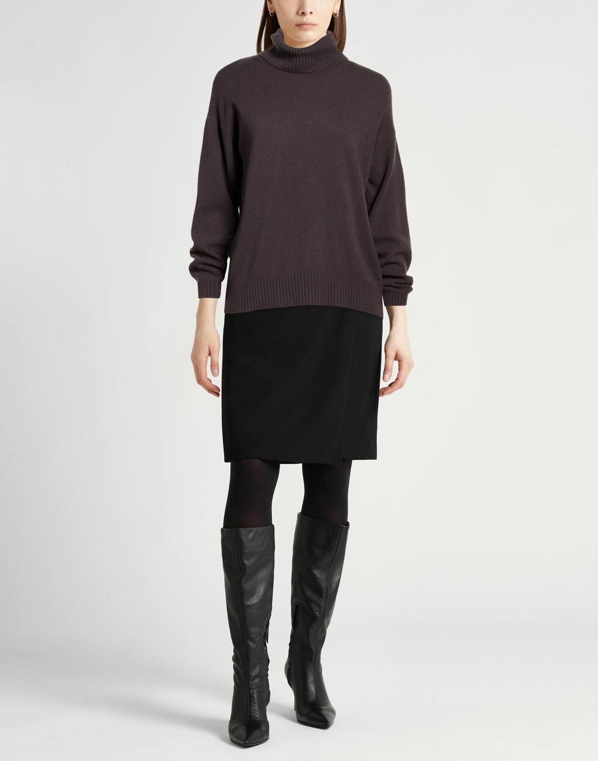 Crossley Womens Turtleneck Mauve