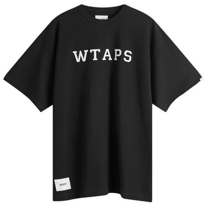 Photo: WTAPS Men's 21 Classic Logo T-Shirt in Black