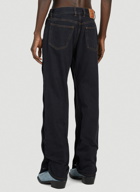 Y/Project - Button Panel Jeans in Black