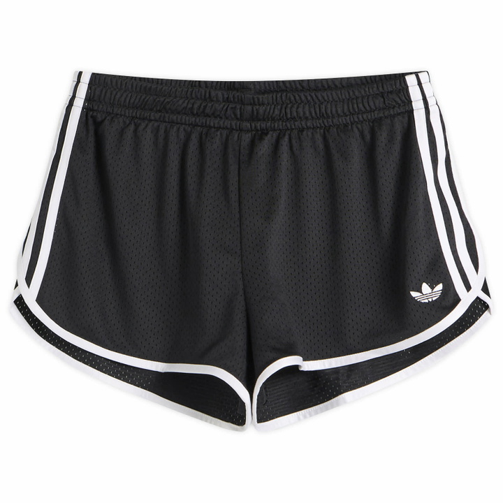 Photo: Adidas Women's 3 Stripe Sprinter Short in Black/White