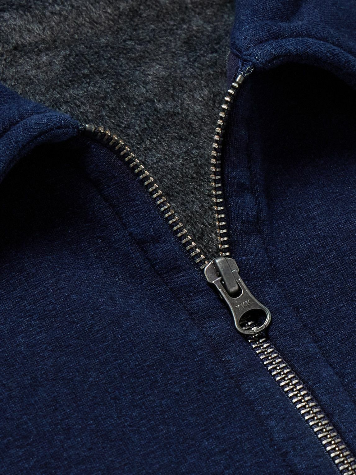 Hartford - Jersey Half-Zip Sweatshirt - Blue