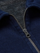 Hartford - Jersey Half-Zip Sweatshirt - Blue