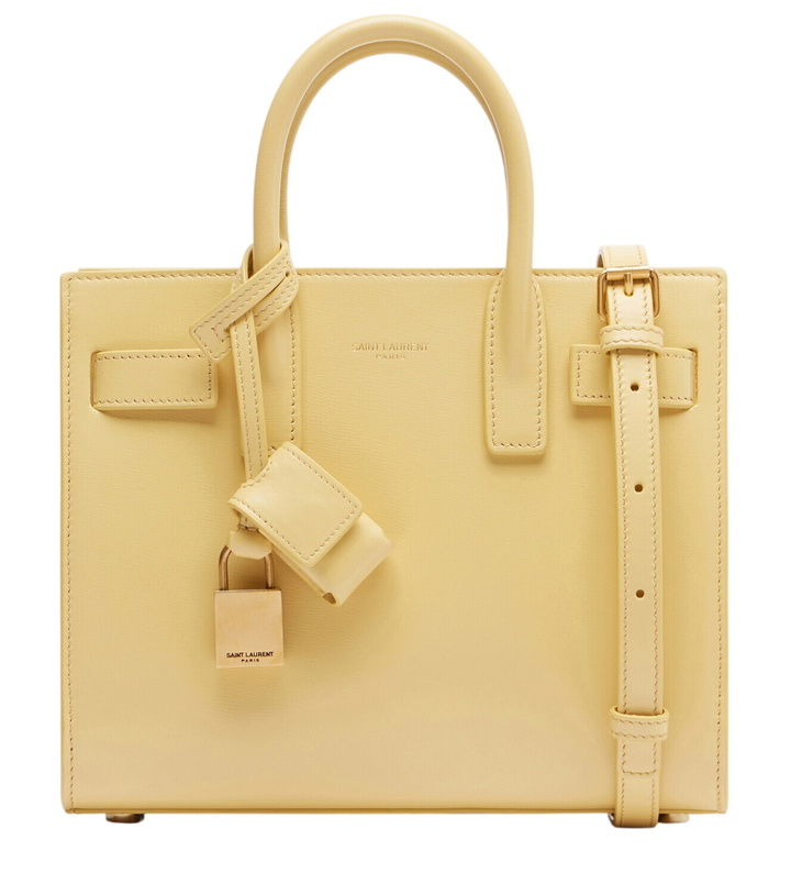 Photo: Saint Laurent Sac De Jour Nano leather top-handle bag