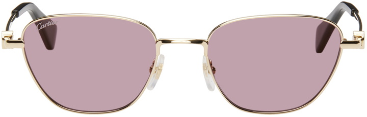 Photo: Cartier Gold 'Signature C de Cartier' Sunglasses