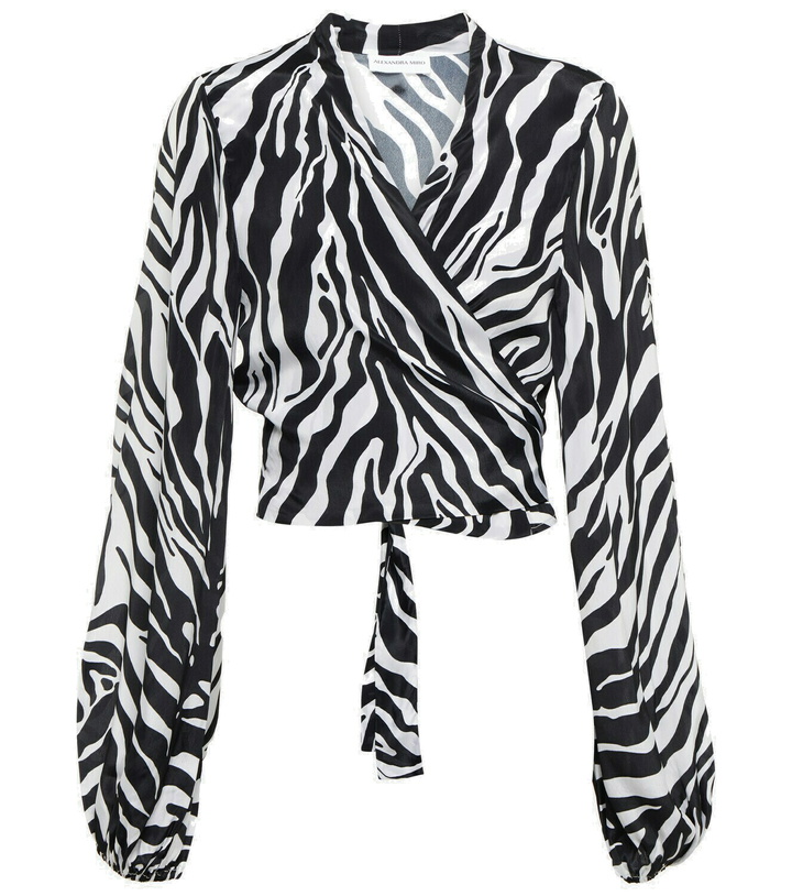 Photo: Alexandra Miro Tabitha zebra-print crop top