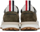 Thom Browne Khaki Alumni Sneakers