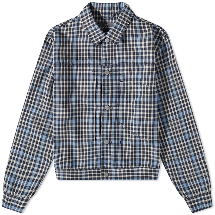 Photo: Nigel Cabourn Men's Japanese Type 1 Jacket in Navy Check