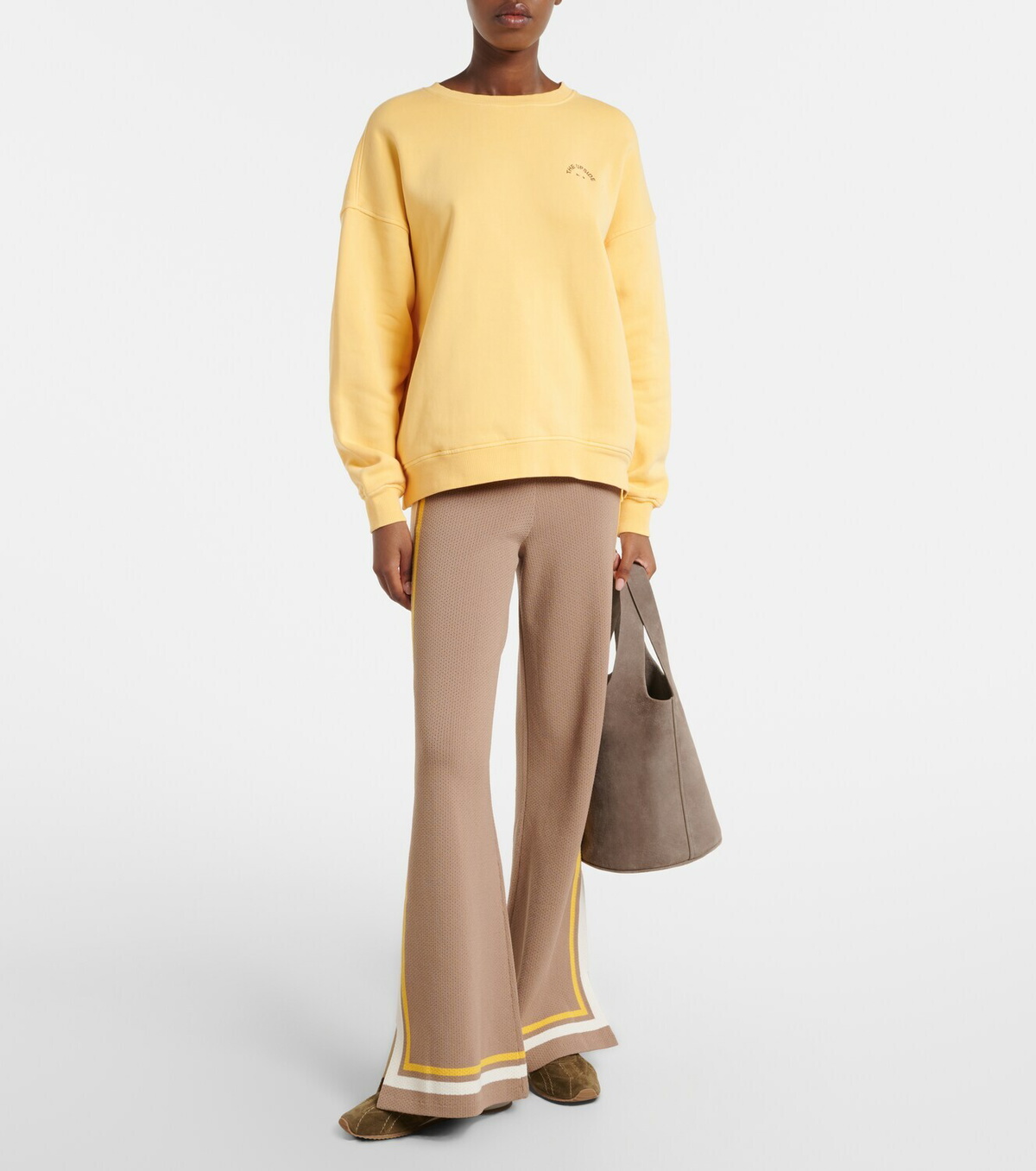 The Upside Paradise Coolum cotton jersey sweatshirt
