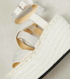 Loewe Paula's Ibiza leather espadrille wedges