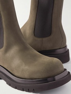 Bottega Veneta - Nubuck Chelsea Boots - Green