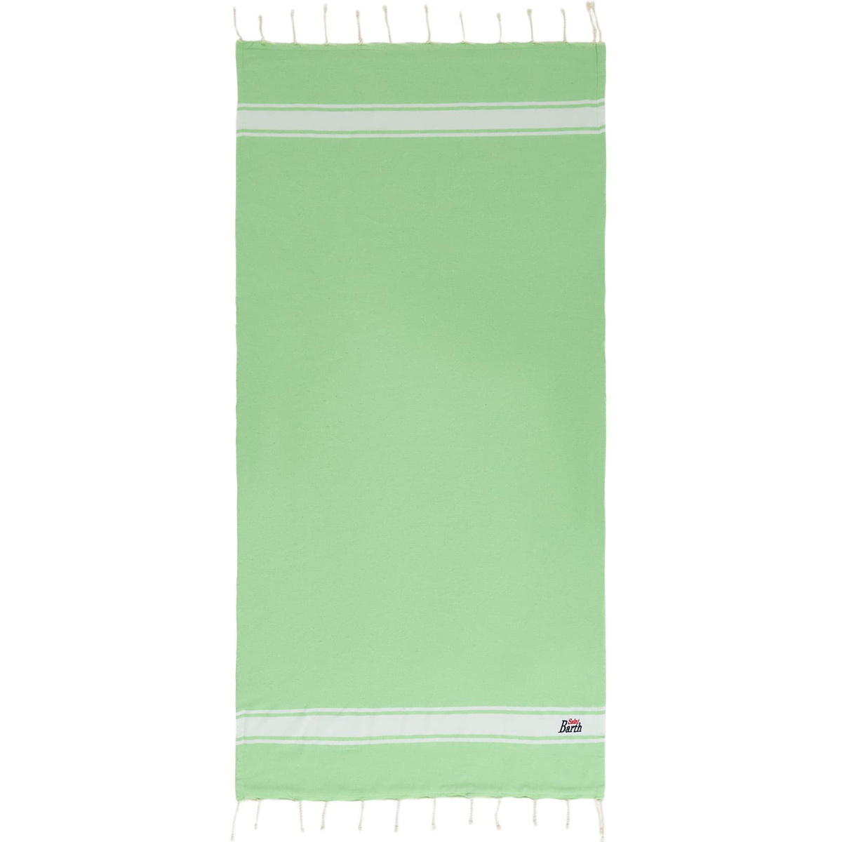 MC2 Saint Barth Fluo Green Classic Foutas Doubled With Soft Polyester Sponge