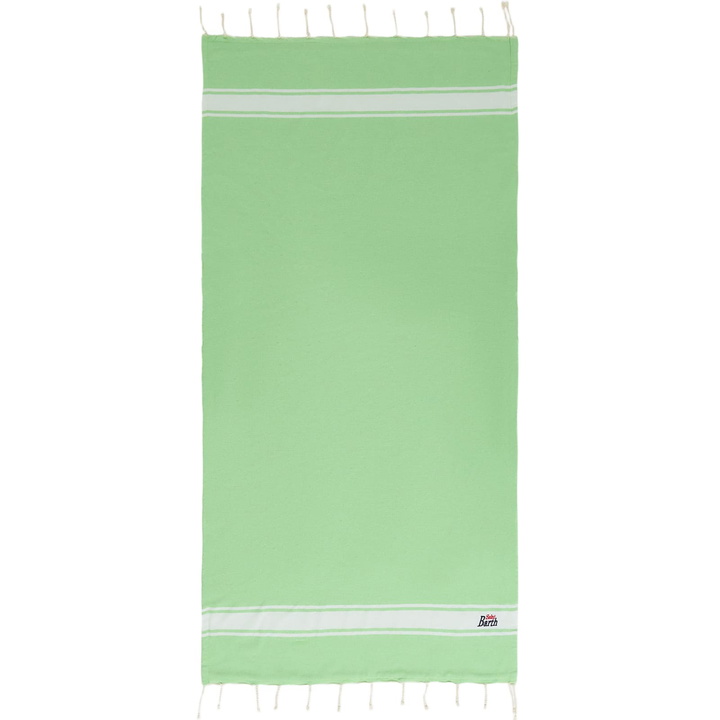 Photo: MC2 Saint Barth Fluo Green Classic Foutas Doubled With Soft Polyester Sponge