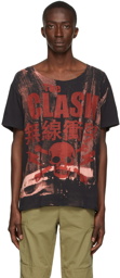 R13 Black 'The Clash' Rosie T-Shirt