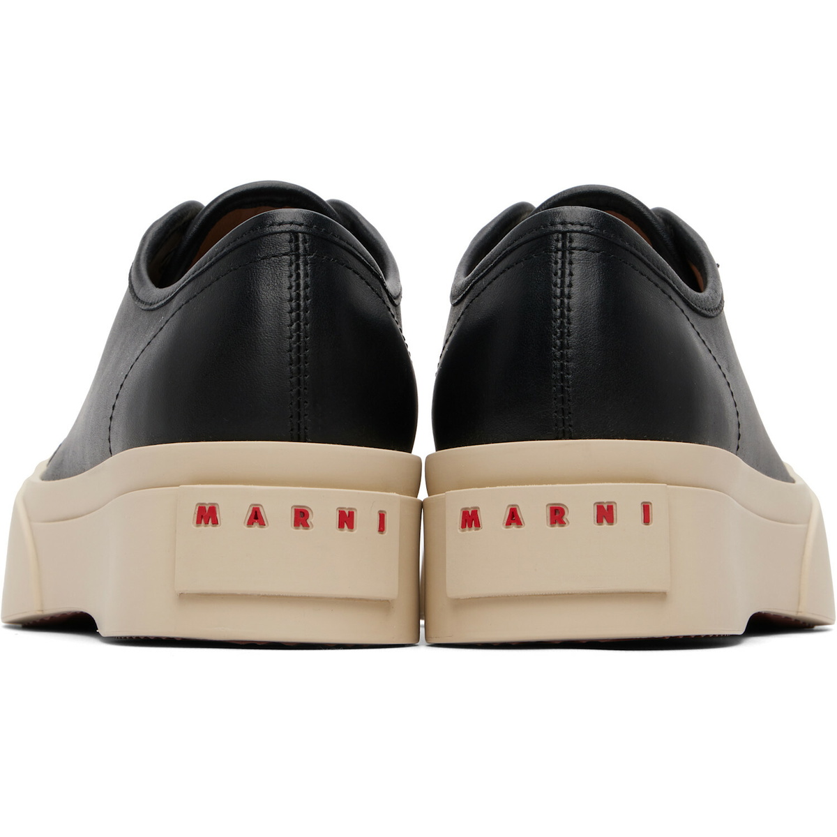 Marni Black Nappa Leather Pablo Sneakers
