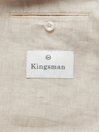 Kingsman - Unstructured Linen Suit Jacket - Neutrals