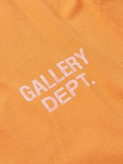 Gallery Dept. - Souvenir Logo-Print Cotton-Jersey T-Shirt - Orange